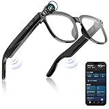 PEJE 4in1 スマートグラス 透明 「2026 新登場」 800万像素 メガネ型カメラ 主観視点 ハンズフリー 動画/写真撮影 手ブレ補正 Bluetooth 5.4 開放型メガネ型イヤホン 通話/音楽再生/録音 ノイズキャンセリング対応 AIグラス 音声操作 139言語リアルタイム翻訳 室内户外 男女兼用 iOS/Android対応 41g超軽量 日本語説明書付き
