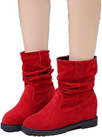 Amazon ラブビューティー レディース 秋冬 あったか ブーツ 防寒靴 通勤 通学 カジュアル ブーツ スノーブーツ ショートブーツ インヒール シューズ バッグ