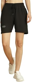 Mack Jonney Solid Regular Fit Polyster Lycra Shortst for Women-P Price In India