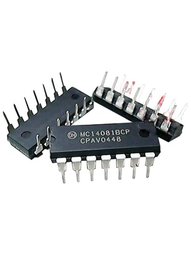 5 Stück MC14081BCP CMOS Logikgatter-Chip DIP