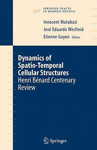 Buy Dynamics of Spatiotemporal Cellular Structures — BookShops.in