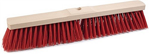 Besen Elaston L. 600mm mit Stielloch Flachholz