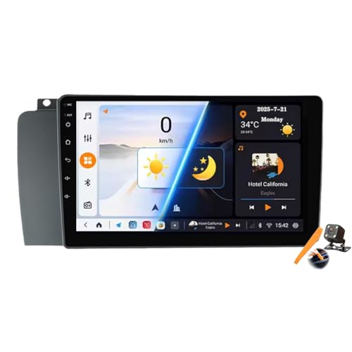 Autoradio GPS Navigation Android 15.0 Lecteur DVD Volvo XC70 V70