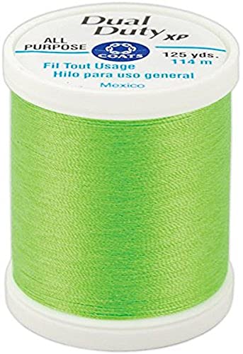 Hilo general propósito Coats Dual Duty XP 125 yardas verde neón miniatura 1