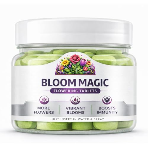 Image of Bloom Magic - Flower Booster Micro Nutrient Tablets | Enhances Flowering & Plant Growth | Plant Food Tablet | Mess-Free Nutri Tablet for All Plants | Indoor & Outdoor Use (25 Tablets)
