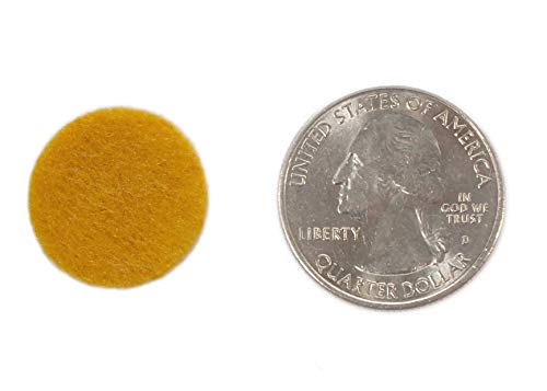 Image of Playfully Ever After Mustard Yellow Craft Felt Circles (3 /4 Inch - 150pc)