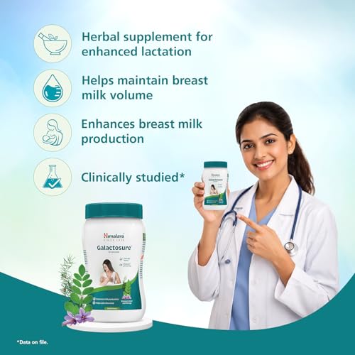 Image of Himalaya Galactosure | Lactation Supplement | Shatavari| Moringa, Saffron|Elaichi flavour|200 gm| Galactosure Granules for breast feeding