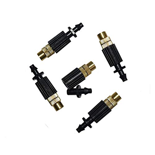 Conector dentado de 1/4" y boquilla atomizadora para evitar fugas en riego de jardín 5