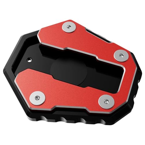 Béquille latérale moto Benelli TRK 502 X plaque élargisseur support rouge