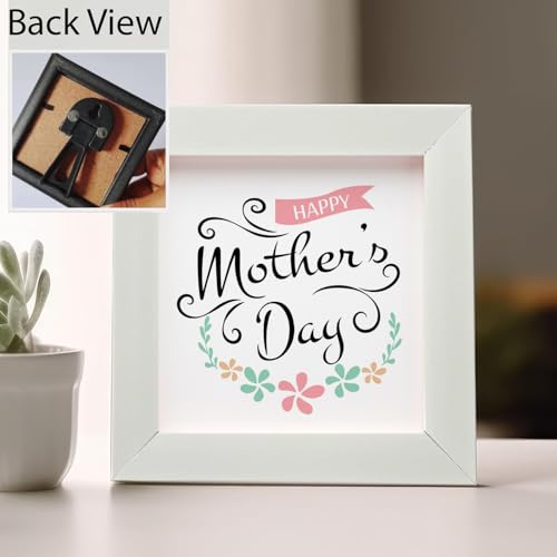 Image of TIED RIBBONS Gift for Mom, Birthday Gift for Mom Women Wife Mother in Law Mummy (Artificial Flower Rose Bunch with Ceramic Coffee Mug, Photo Frame & Greeting Card) Set Combo