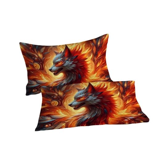 Housse de couette double microfibre 200x200cm imprimé animal - 7