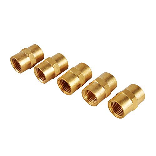 PowRyte 500092 Basic Solid Brass Fiting, Female Coupling Set