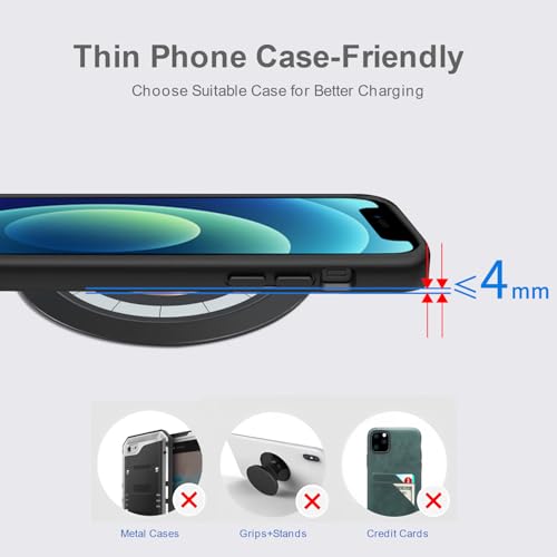 Chargeur induction iPhone 16 et Samsung S25 station rapide 15W - 4
