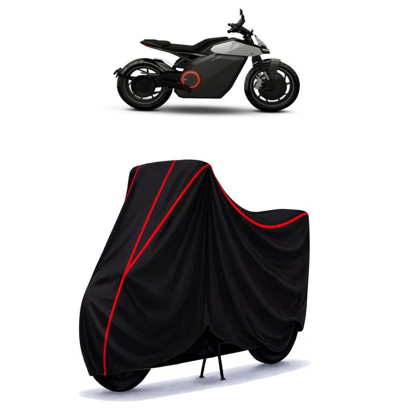 Image of Ola Roadster Pro Water Resistant Bike Cover for All Motorcycles & Rain | Heavy Duty Taffeta Fabric | UV Protection, Dustproof, Scratchproof | All Weather Two Wheeler Body Cover with Elastic Bottom