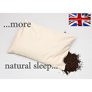 PERFECT PILLOW Ltd – Organic Buckwheat Pillow 100%, Vegan, Non-Toxic – 16″X 13″ (40 x 30cm) 1.2 Kilo Cot Size – UK Made Since 1996. Your Angel Can Safely Sleep Face Down,[avoid toxic foam] ! NATURE’S WORLD is full of WONDER. OUR PILLOWS AND MATTRESSES COMPLY WITH BS5852 FIRE SAFETY REGULATIONS NATURALLY!