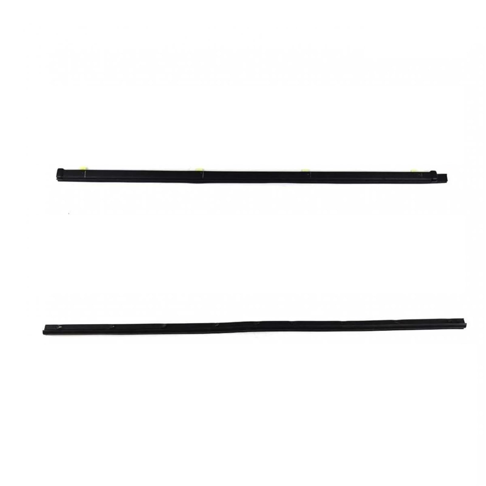 Yeskit One Color 2Pcs Outdoor Car Window Weatherstrip Black For Toyota For Hilux 1995 Moulding Trim Compartment