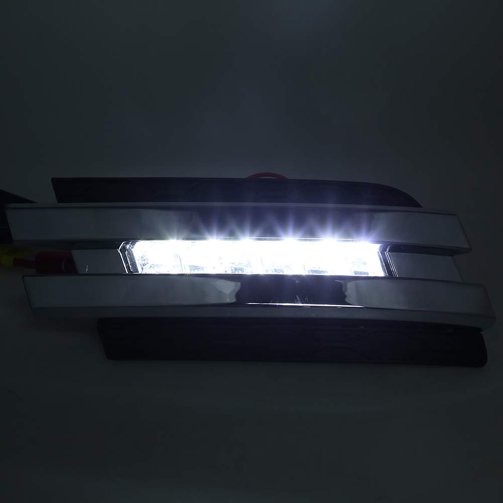 Cocoarm Światła do Jazdy Dziennej LED ABS Lampa do Jazdy Dziennej Samochodu 5000 8000 K DC12V Wodoodporna, Odporna na Wstrząsy Mała Moc dla GL450 X164 2006 2009