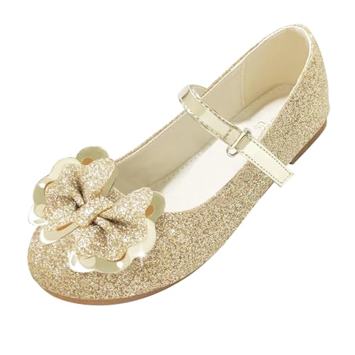 Girls Dress Shoes Mary Jane Shoes Low Heel Ballerina Flats Wedding