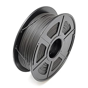 Composite Iron PLA Filament 1.75mm, 3D Printer Metal Filament, Filled with 30% Iron Powder, Real Metal Filament-Black 1kg