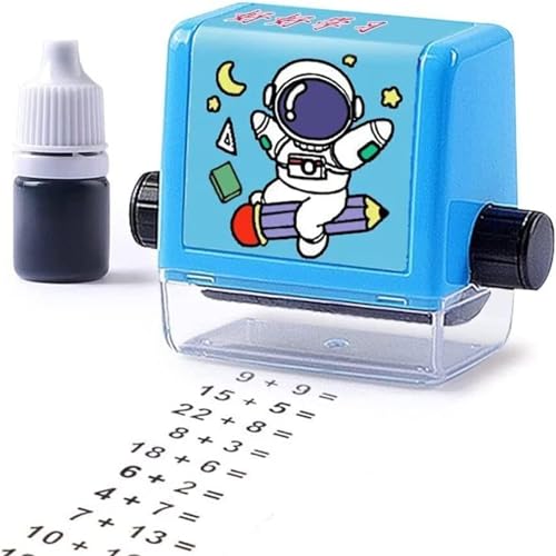 Image of Math Roller Stamps for Kids | Smart Multiplication Teaching Stamp | 1-100 Practice Learning Tool for Preschool, Kindergarten & Home School Teachers