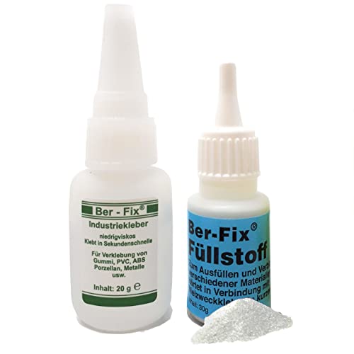 Ber-Fix Plástico soldadura profesional pegamento industrial conjunto de relleno 2k pegamento extra fuerte (adhesivo de plástico resistente al agua adhesivo metálico Pla pegamento Power Glue) Cover
