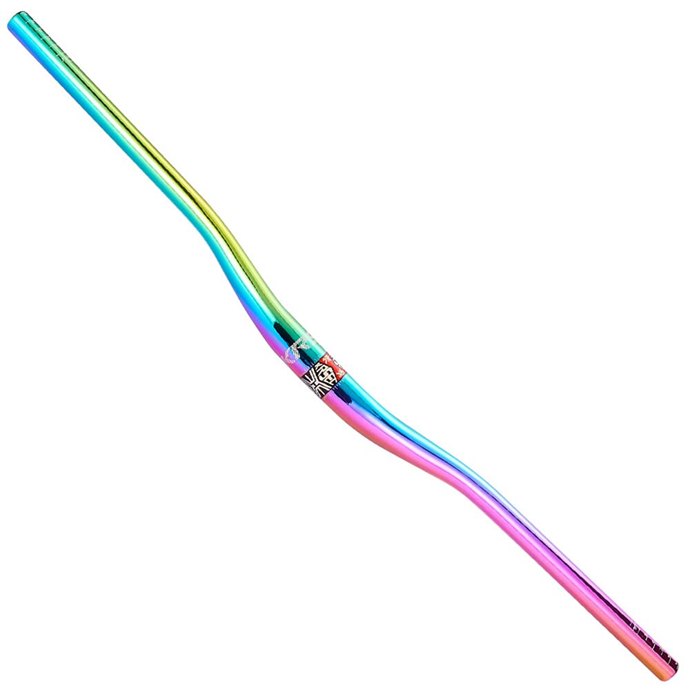 Manubrio da Montagna colorato, Manubrio Arcobaleno Bici DH DHHILL Racing BIGHT Bike Manubrio 31.8 * 800mm am XC MTB