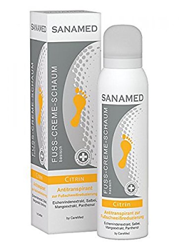 Sanamed fuß-creme-schaum  CITRINO  150 ml