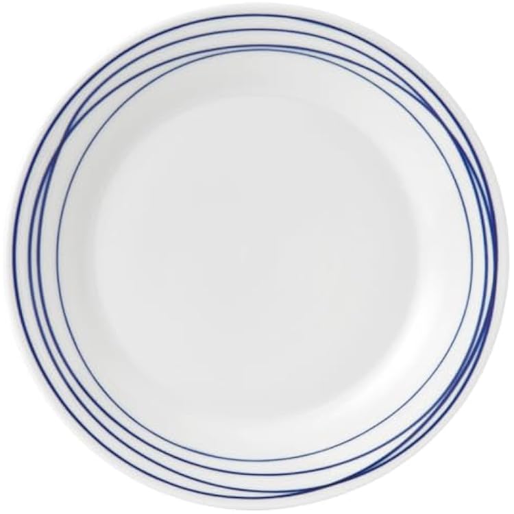 مجموعة عشاء Royal Doulton ، حجري ، مصممة للخلط والمطابقة ، مجموعة أدوات العشاء في المحيط الهادئ 1815 ، خطوط زرقاء ، مجموعة 16 قطعة
