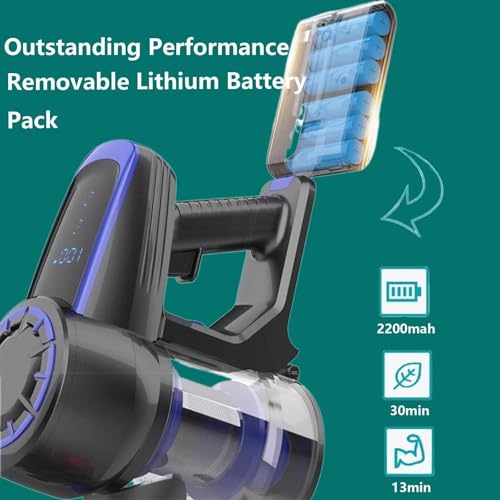 DJCDDM Billiard Table Cloth Cleaner, 240w Electric Billiard Table Cloth Cleaning Machine, 22kpa Strong Suction & 2 Levels Adjustable, Used for Cleaning Pool Tables and Car Seats(Blue)