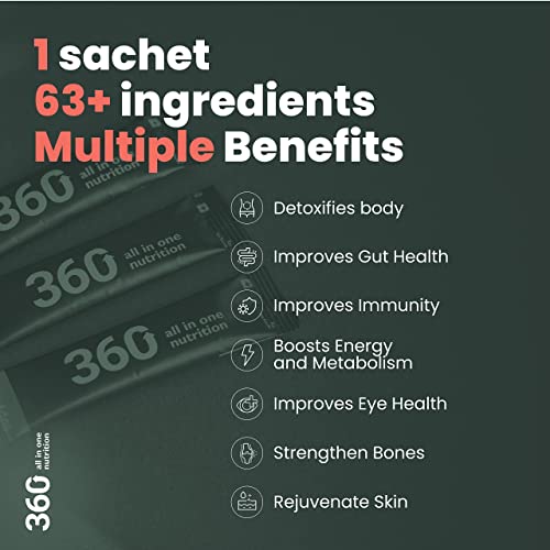 SUPPLY6 360 Allinone Multivitamins Nutrition Supplement Powder for