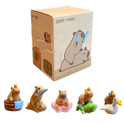 Image of Capybara Blind Box, Random Capybara Figurine for Collectors, Blind Bags for Girls, Cute Animal Blind Bag for Desk Decoration, Shelf Display and Gift Giving