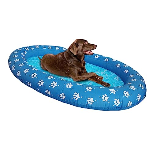 JOERBABU Aufblasbarer Hundeschwimmring für Welpen