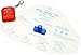 American Diagnostic 4056 Adsafe Plus Single-use CPR Face Shield with Keychain and Case Adult, Orange, 2.4 Ounce