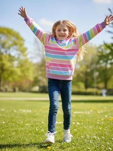 Image of WELAKEN Sweatshirts for Girls Toddler & Kids II Little Girl's Pullover Tops Sweaters & Hoodies