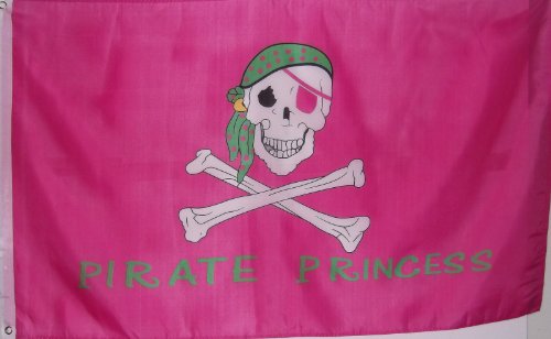 3'x5' PIRATE PRINCESS FLAG