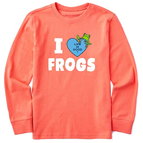 T-shirt manches longues pour enfants vêtement coton orange taille S