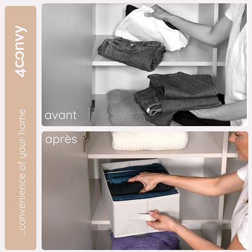 Rangement de pantalons avec compartiments ultra-résistants 4CONVY armoire - 4