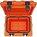 Cubix Outdoors QuadraX 10QT Rotomolded Cooler – Hard Cooler & Job Site Lunch Box | 72-Hour Ice Retention | Camping, Fishing, Hunting & Tailgating | Limited Ember Orange