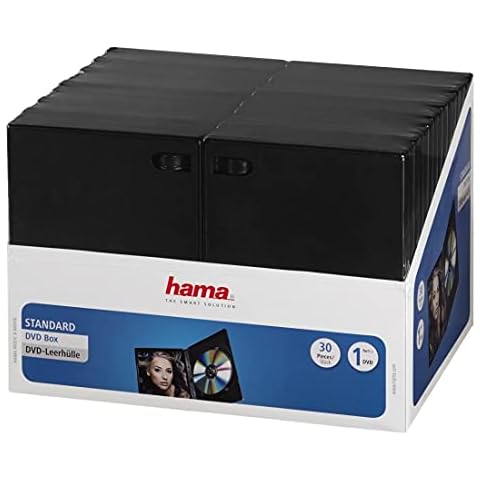 Hama Boîtier DVD Noir (lot de 30) Cover