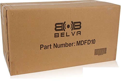 Image of BELVA Dual 10-inch Car Subwoofer Box Sealed 3 /4-inch MDF Prelined Polyfil