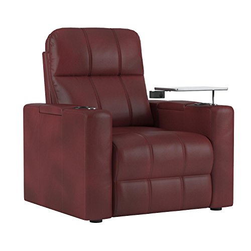 Pulaski Power Home Theatre Recliner, 38.0" L X 39.5" W X 43.0" H, Red