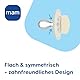 MAM Original Night Schnuller im 2er-Set, leuchtender & zahnfreundlicher Baby Schnuller aus nachhaltigen & bio-erneuerbaren Materialien, mit Schnullerbox, 6-16 Monate, Reh/Eule