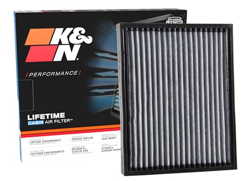 K&N VF2049 Washable & Reusable Cabin Air Filter Cleans and Freshens Incoming Air for your Ford