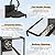 19" Large Outdoor Light Fixture 2 Pack, Porch Lights Sconce Exterior Lighting Fixtures, Black Outside Lights for House Modern Wall Lantern, Anti Rust Outside Coach Lamps for House, Doorway, Garage