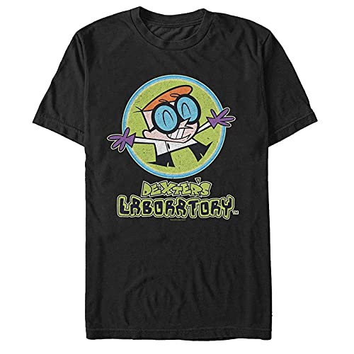 Image of Men's Regular Fit Men's Dexter's Laboratory Happy Scientist Graphic Printed T-Shirt