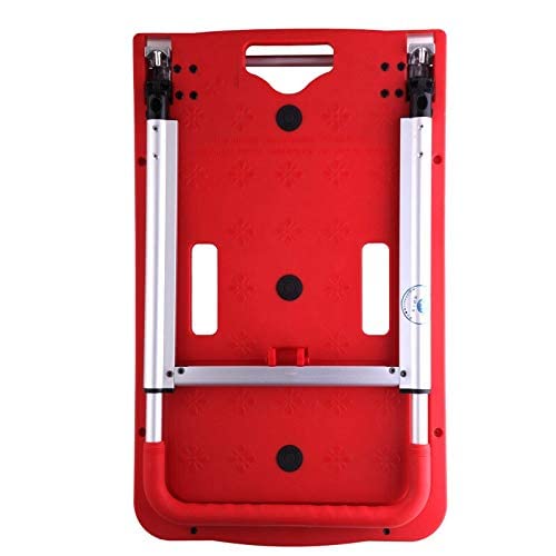 Carretilla plegable de acero inoxidable roja con capacidad 150kg miniatura 5