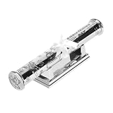 Plaque Argent Baptême certificat Tube sur support