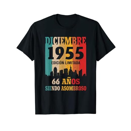 66 años siendo Asombroso Cumpleaños Nacidos Diciembre 1955 Camiseta