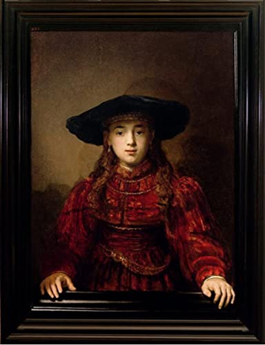 Toile murale abstraite Rembrandt Fille en photo impression salon 60x90cm