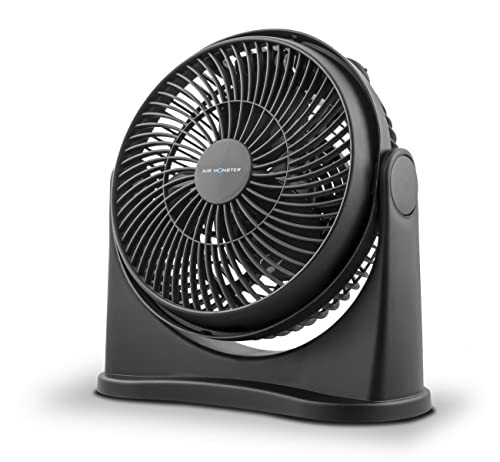 Air Monster 15655 High Velocity Personal Desk Fan, 8 Inch, Black by Air Monster - Used condition - US$20.97